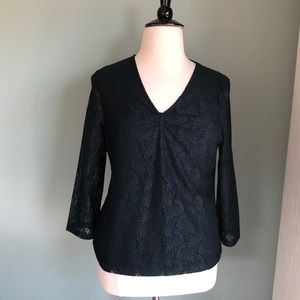 Jones New York stretchy lace top XL